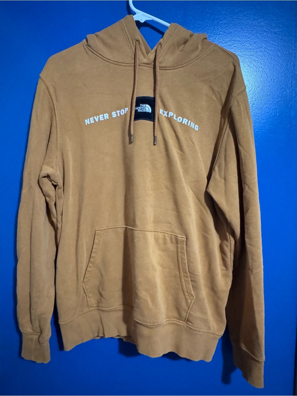 The North Face Caramel Brown 'Never Stop Exploring' Hoodie